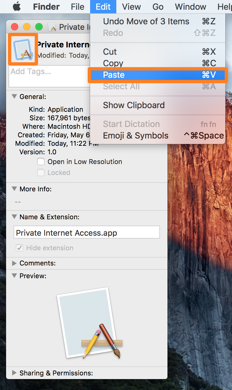 Mac application icon missing